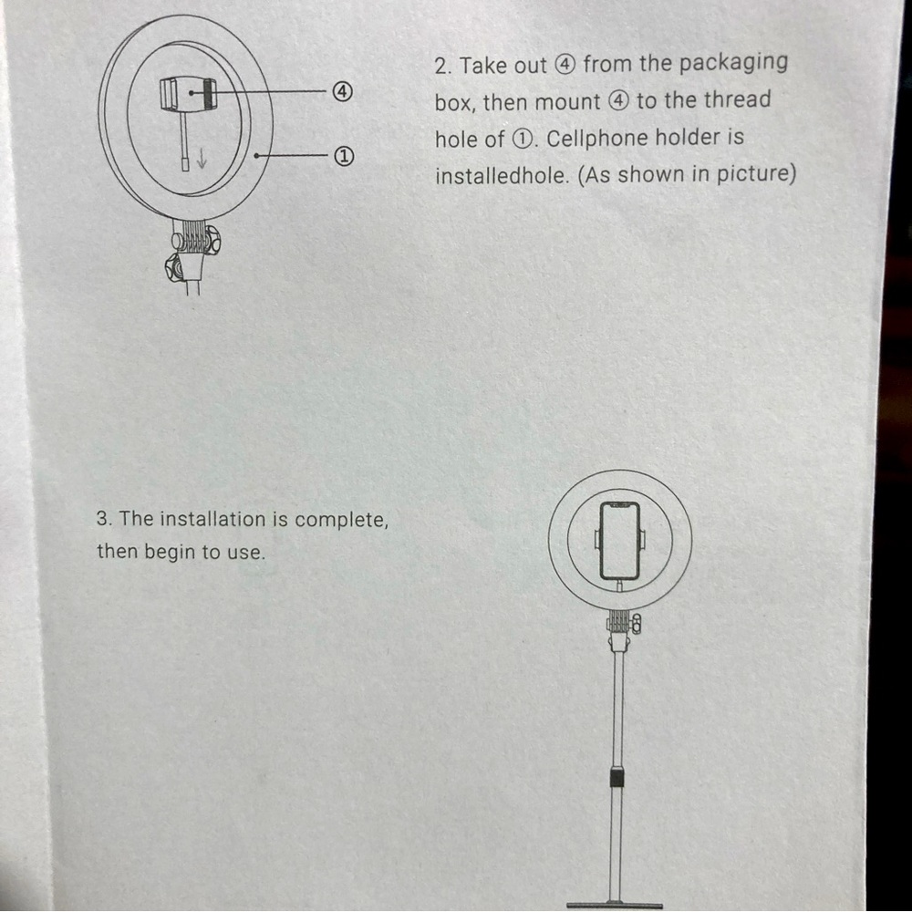 🆕 Ring Light with Phone Holder - Picture 7 of 7